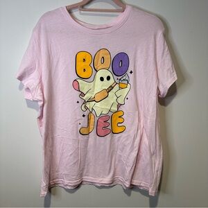 wound up halloween ghost pink tshirt size xxl